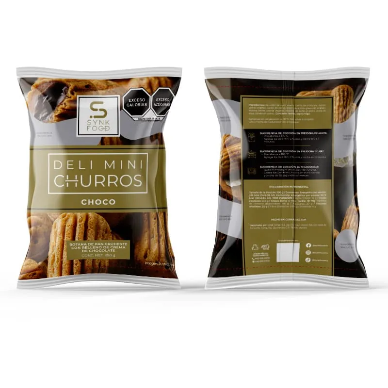 Deli Mini Churros Choco 250 gr