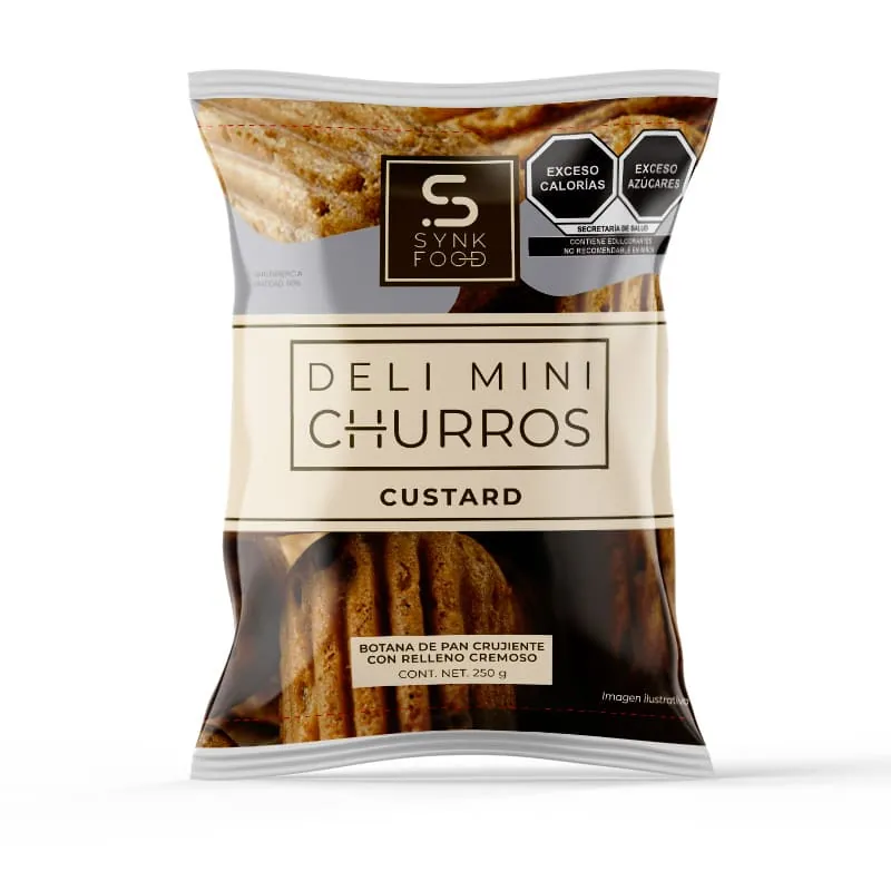 Deli Mini Churros Custard 250 gr
